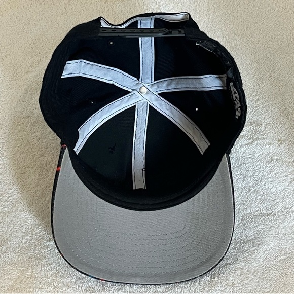 Lucasfilm's "Star Wars" Adjustable Black Cap with Star Graphics on Brim - Picture 12 of 16
